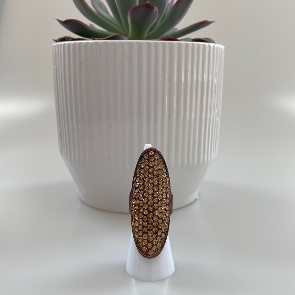 Beautiful Yellow stone statement ring